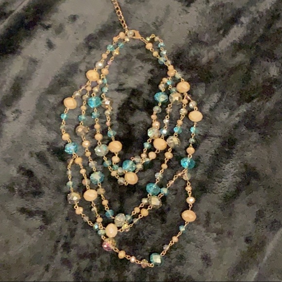Aldo Layered Beaded Necklace